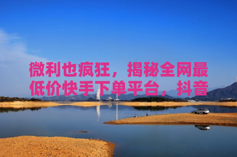 微利也疯狂，揭秘全网最低价快手下单平台，抖音业务低价链接曝光！，简洁明了地概括了文章内容，突出了微利也疯狂这一主题，同时明确指出了文章将介绍的主要内容是关于快手和抖音业务的低价链接。这样的标题既吸引了读者的注意力，又清晰地传达了文章的核心信息。