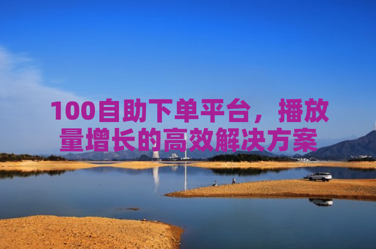 100自助下单平台，播放量增长的高效解决方案