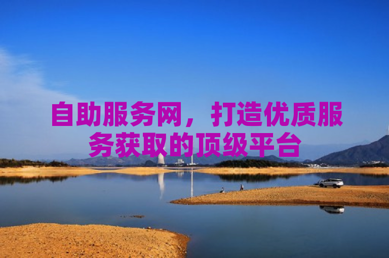 自助服务网，打造优质服务获取的顶级平台