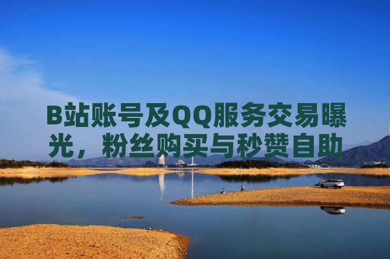 B站账号及QQ服务交易曝光，粉丝购买与秒赞自助平台引关注