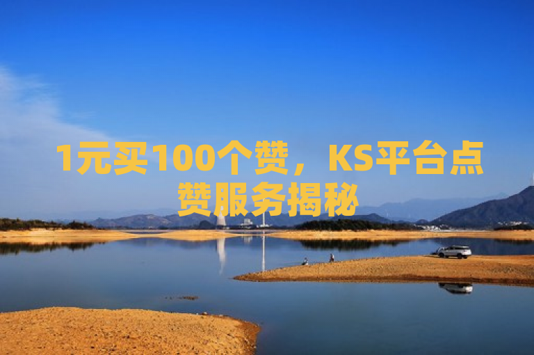 1元买100个赞，KS平台点赞服务揭秘