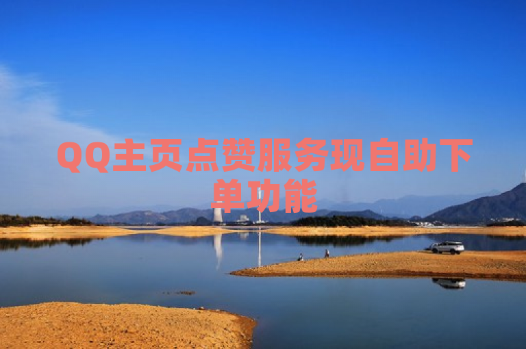 QQ主页点赞服务现自助下单功能
