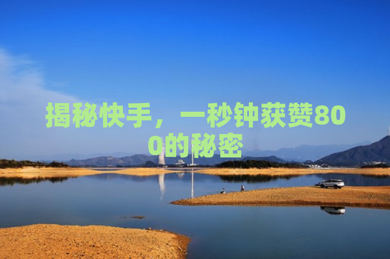 揭秘快手，一秒钟获赞800的秘密