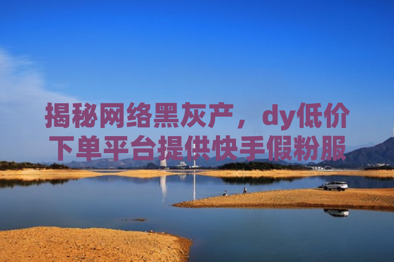 揭秘网络黑灰产，dy低价下单平台提供快手假粉服务，QQ空间秒赞功能存争议