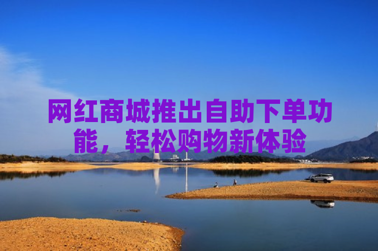 网红商城推出自助下单功能，轻松购物新体验