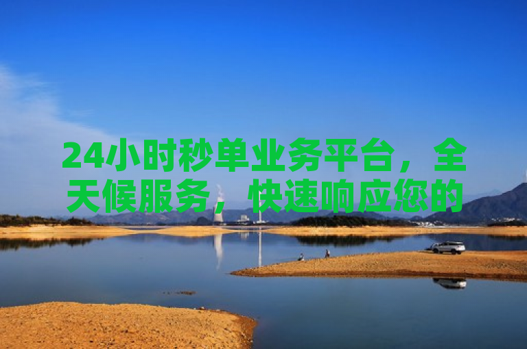 24小时秒单业务平台，全天候服务，快速响应您的订单需求