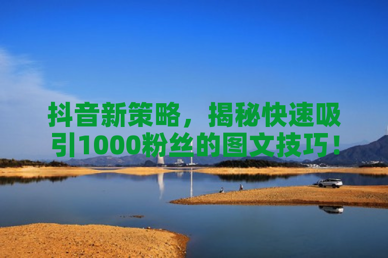 抖音新策略，揭秘快速吸引1000粉丝的图文技巧！