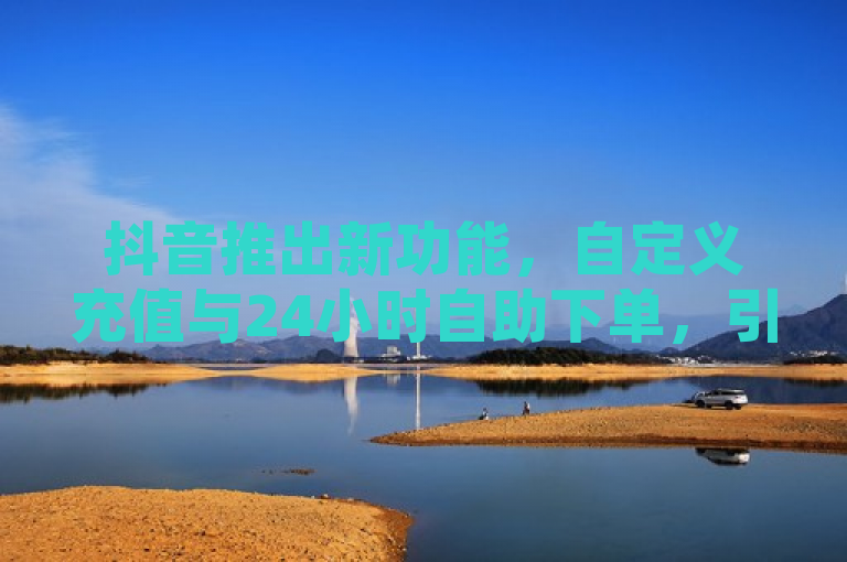 抖音推出新功能，自定义充值与24小时自助下单，引领黑科技自动引流潮流，简洁明了地概括了抖音最新推出的两项主要功能——自定义充值金额和24小时自助下单服务，并突出了这些功能对于推广引流的重要性。通过强调黑科技自动引流，既吸引了读者的兴趣，又传达了这些功能在提升用户体验和商家效率方面的创新性。