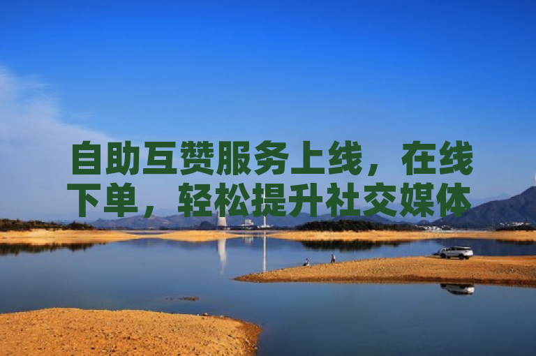 自助互赞服务上线，在线下单，轻松提升社交媒体互动