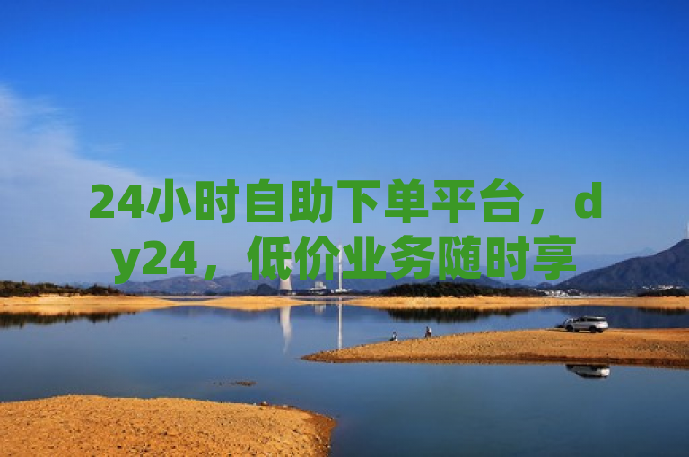 24小时自助下单平台，dy24，低价业务随时享