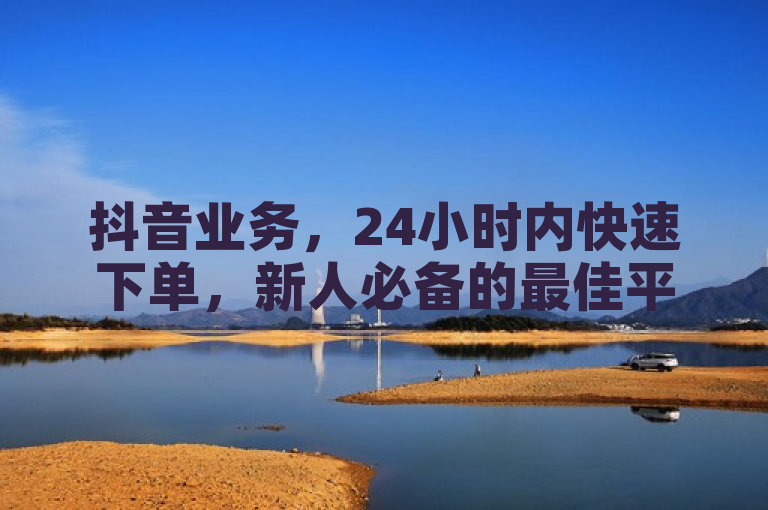抖音业务，24小时内快速下单，新人必备的最佳平台！