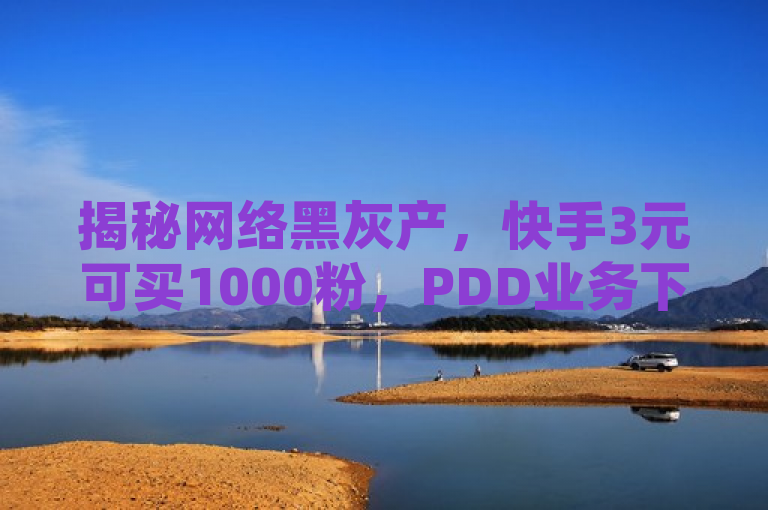 揭秘网络黑灰产，快手3元可买1000粉，PDD业务下单平台及QQ购买点赞资料卡服务引关注，揭示了一种不正当的网络服务，即以极低的价格购买虚假粉丝和点赞，这不仅违反了社交平台的规定，也破坏了网络环境的公平性。通过强调这种服务的低廉价格和广泛存在，旨在引起公众对网络黑灰产业的关注，并促使相关部门加强监管和打击力度，维护网络空间的健康和秩序。
