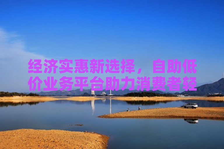 经济实惠新选择，自助低价业务平台助力消费者轻松省钱