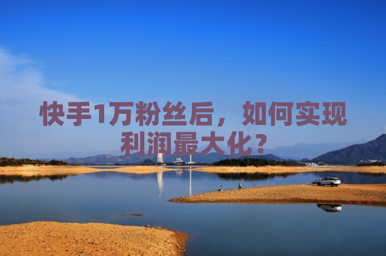 快手1万粉丝后，如何实现利润最大化？