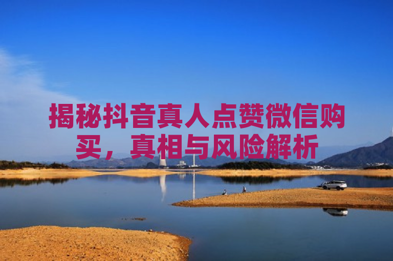 揭秘抖音真人点赞微信购买，真相与风险解析