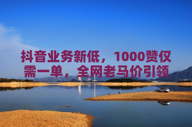 抖音业务新低，1000赞仅需一单，全网老马价引领市场风向