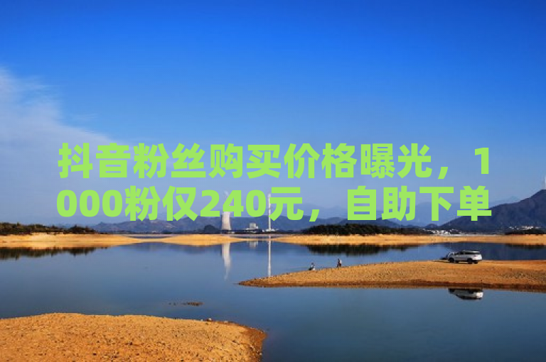 抖音粉丝购买价格曝光，1000粉仅240元，自助下单商城提供点赞关注服务