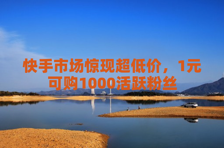 快手市场惊现超低价，1元可购1000活跃粉丝
