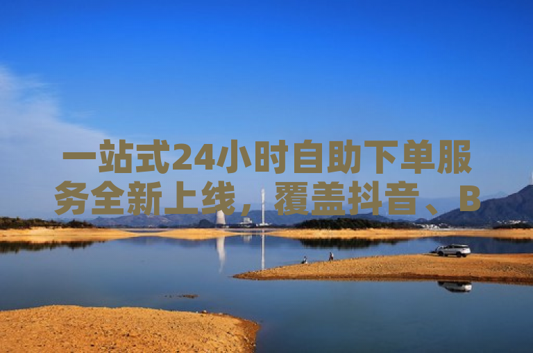 一站式24小时自助下单服务全新上线，覆盖抖音、B站推广需求