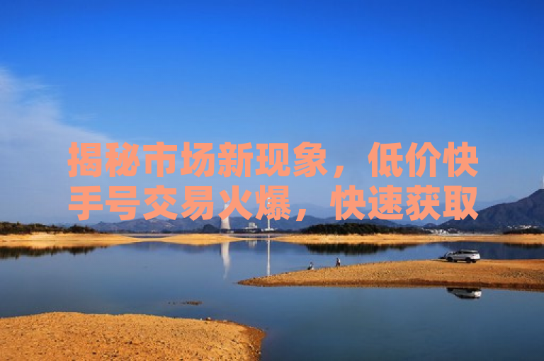 揭秘市场新现象，低价快手号交易火爆，快速获取抖音账号成新趋势