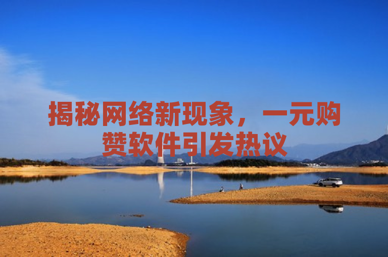 揭秘网络新现象，一元购赞软件引发热议