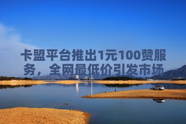 卡盟平台推出1元100赞服务，全网最低价引发市场关注