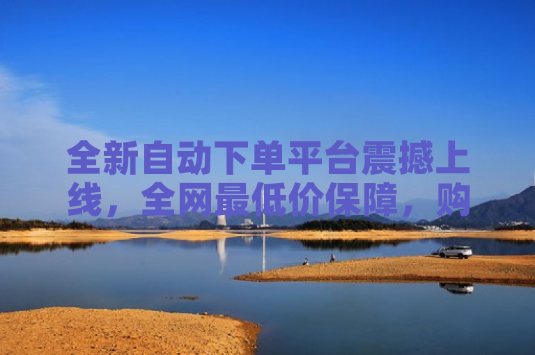 全新自动下单平台震撼上线，全网最低价保障，购物更省心省钱！