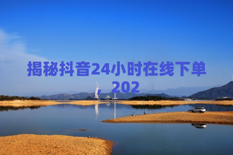 揭秘抖音24小时在线下单，2025年必学的快速购物技巧！
