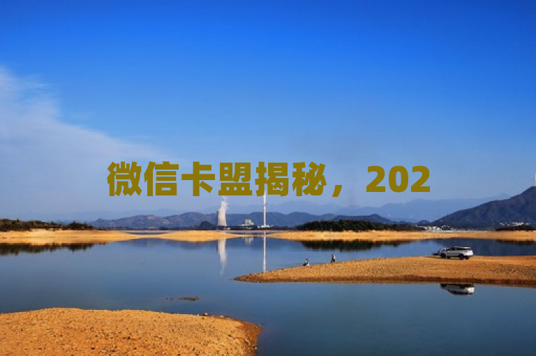 微信卡盟揭秘，2025年信用卡推广新策略大公开！