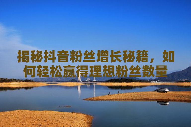 揭秘抖音粉丝增长秘籍，如何轻松赢得理想粉丝数量
