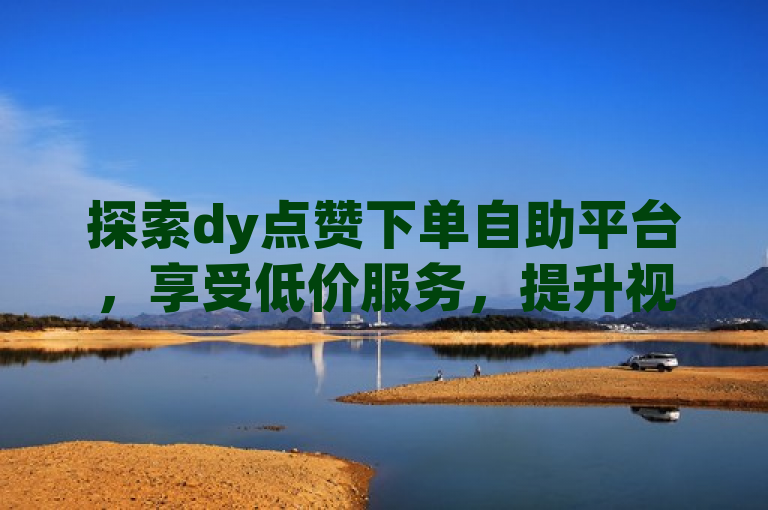 探索dy点赞下单自助平台，享受低价服务，提升视频曝光度。