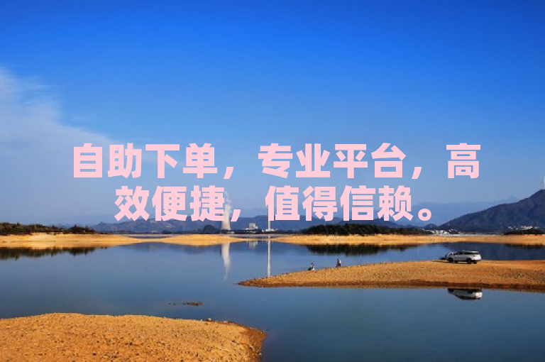 自助下单，专业平台，高效便捷，值得信赖。