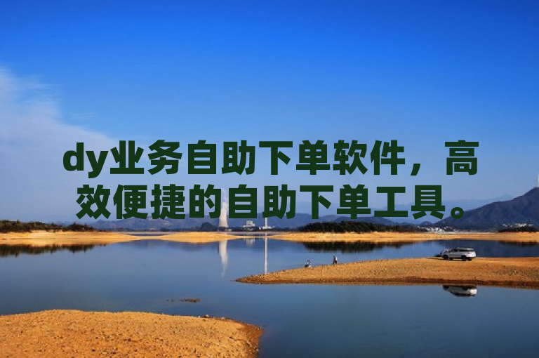 dy业务自助下单软件，高效便捷的自助下单工具。