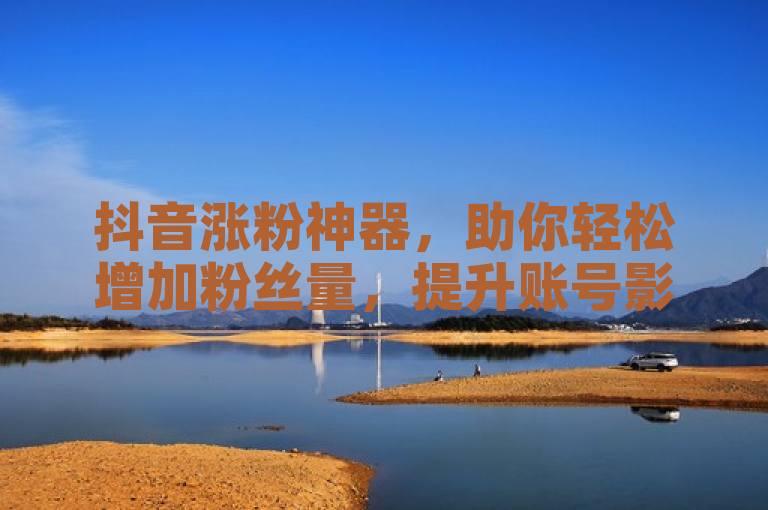 抖音涨粉神器，助你轻松增加粉丝量，提升账号影响力。