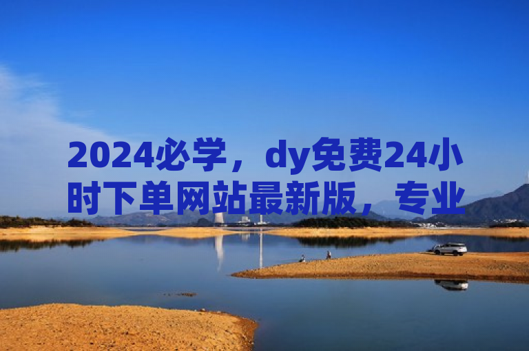 2024必学，dy免费24小时下单网站最新版，专业服务揭秘！