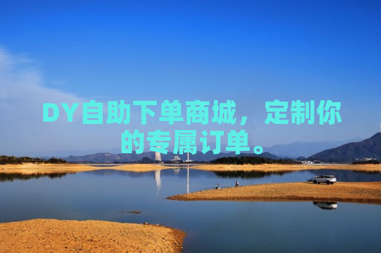 DY自助下单商城,定制你的专属订单。