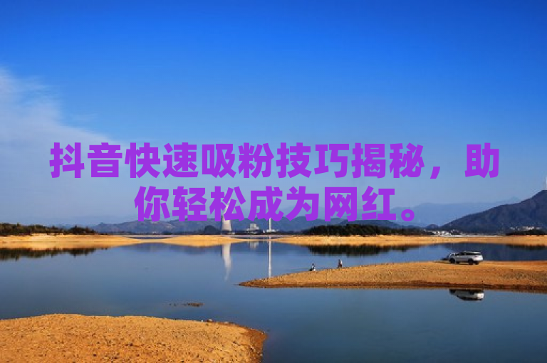 抖音快速吸粉技巧揭秘，助你轻松成为网红。
