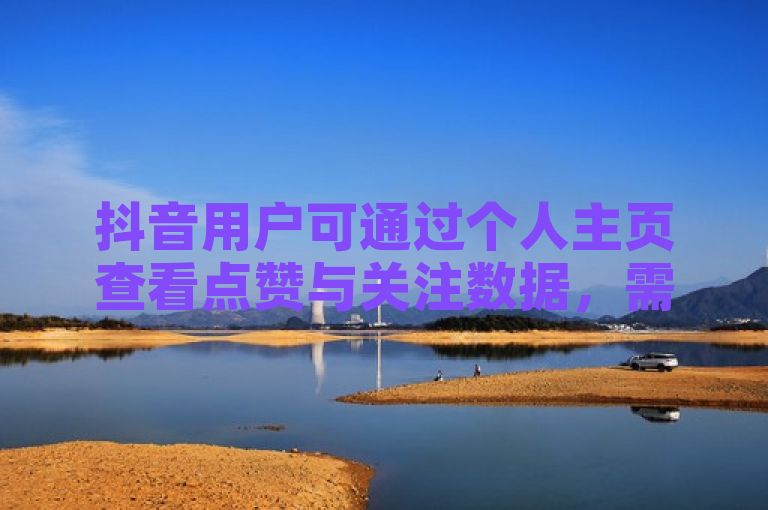 抖音用户可通过个人主页查看点赞与关注数据，需注意隐私设置。