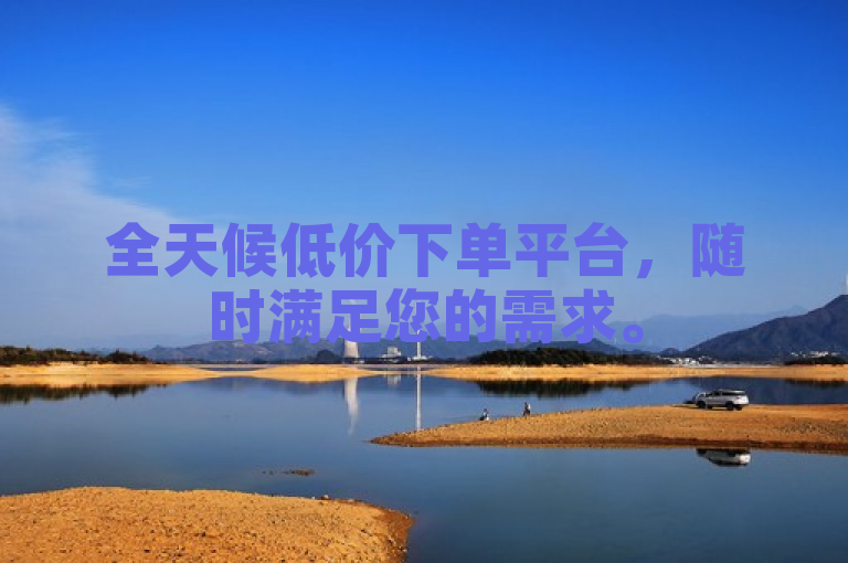 全天候低价下单平台，随时满足您的需求。
