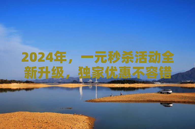 2024年，一元秒杀活动全新升级，独家优惠不容错过！