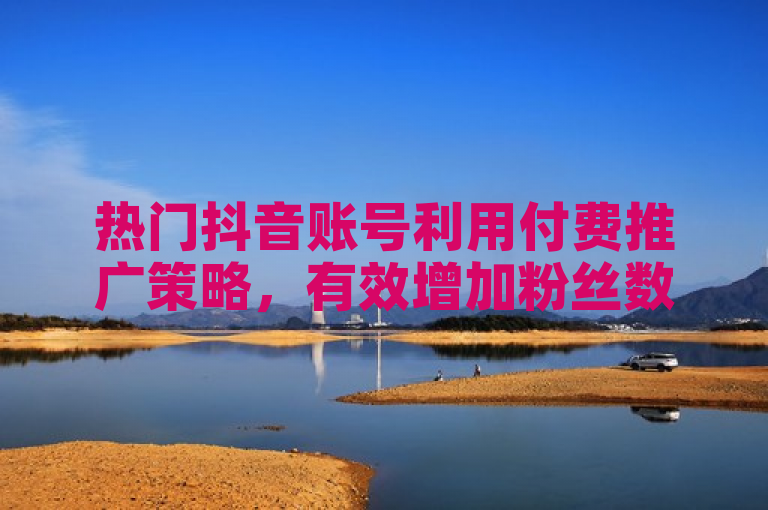 热门抖音账号利用付费推广策略，有效增加粉丝数与曝光度，实现品牌广泛传播。