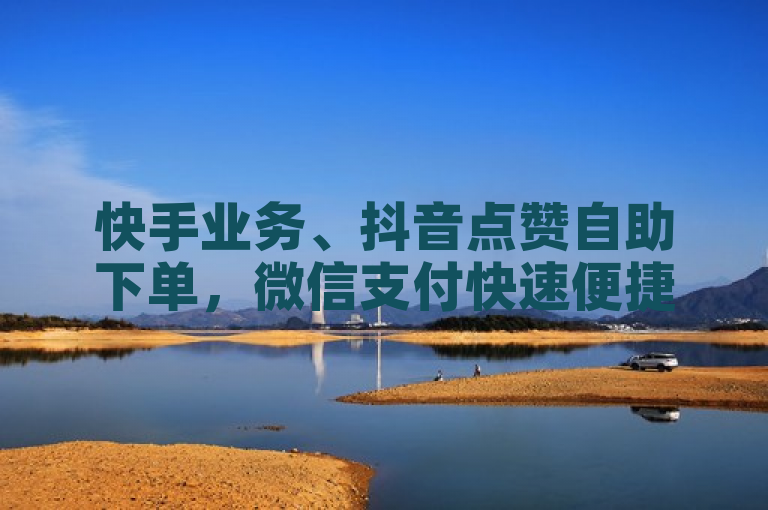 快手业务、抖音点赞自助下单，微信支付快速便捷。