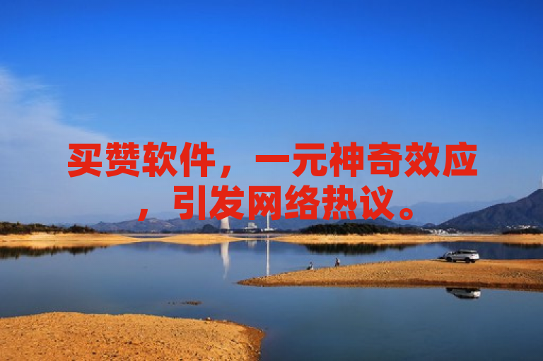 买赞软件，一元神奇效应，引发网络热议。
