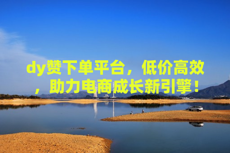 dy赞下单平台，低价高效，助力电商成长新引擎！