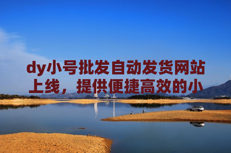 dy小号批发自动发货网站上线，提供便捷高效的小号交易服务。