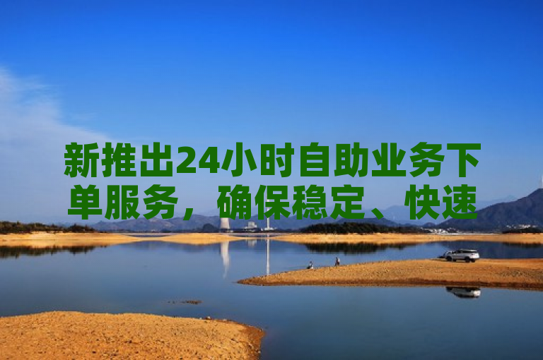 新推出24小时自助业务下单服务，确保稳定、快速且可靠。