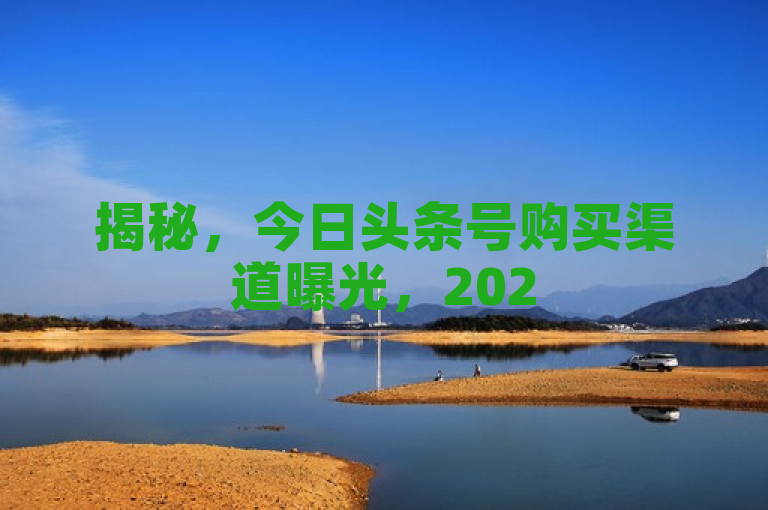 揭秘，今日头条号购买渠道曝光，2025年必学技巧。