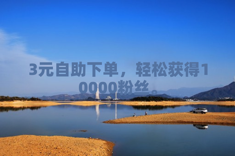 3元自助下单，轻松获得10000粉丝。