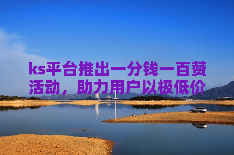 ks平台推出一分钱一百赞活动，助力用户以极低价格获得大量赞助。