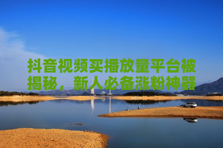 抖音视频买播放量平台被揭秘，新人必备涨粉神器。